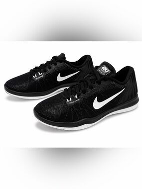 Nike Flex Supreme TR Training Shoes Black White Flywire Sneakers